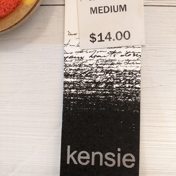 ✨ NEW Kensie Women's Slippers; Size: M 7/8; Color: Pink, Coral, Yellow, & Tan - Picture 7 of 9